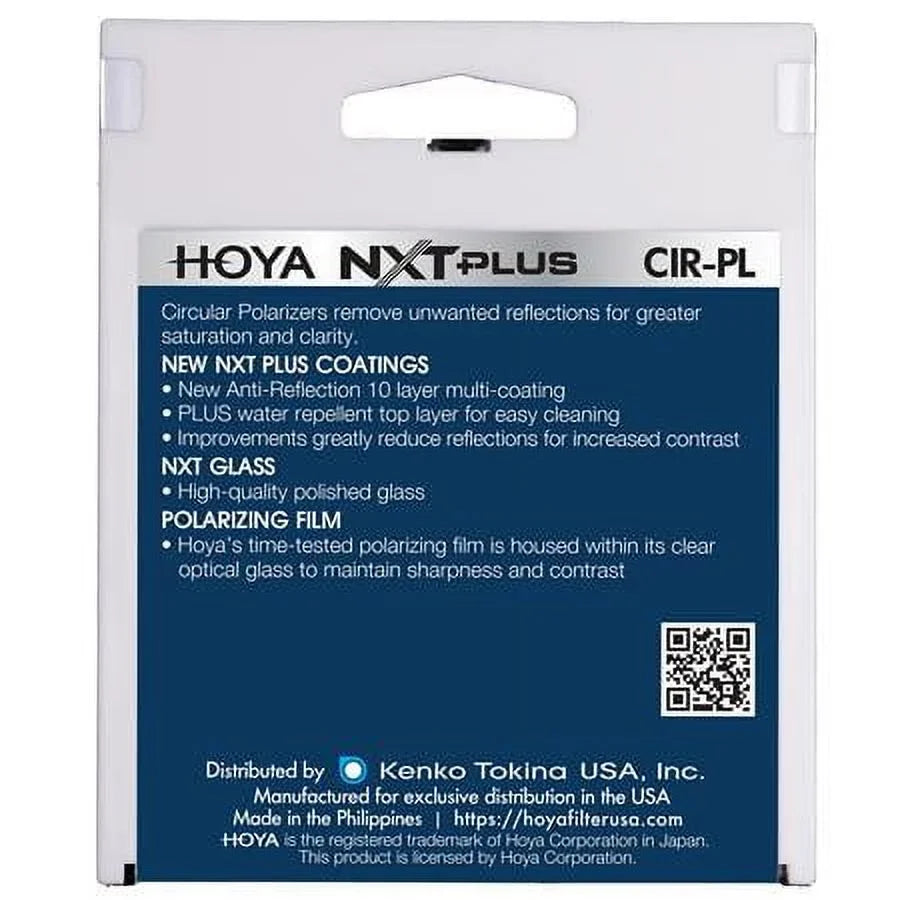 Hoya Frame Circular Plus 52mm Filter Glass NXT Polarizer Slim