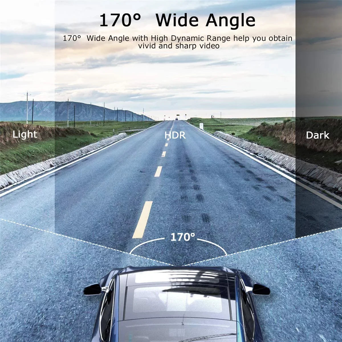 Car 1080P Camera G-Sensor ORSKEY Video Camera in Night 170 LCD Cars Cam Recorder Vision with Dashcam Wide DVR Full WDR Car HD Dashboard Display for Dash Angle 3.0"