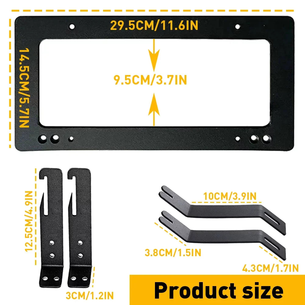 Holder 2017-2023 Frame License Y Plate Model For Tesla Fit Front