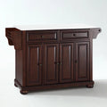 Top Country Black/White Stone Kitchen Island/Cart dimension Maykoosh Cottage Full