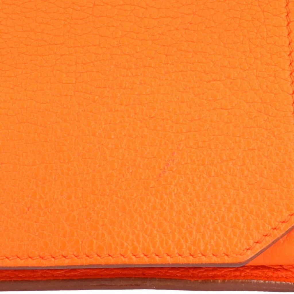 Hermes BRB10010000013133 Bag (Good) Pre-Owned HERMES Women's Shoulder Orange Clemence 34 Taurillon Gypsière