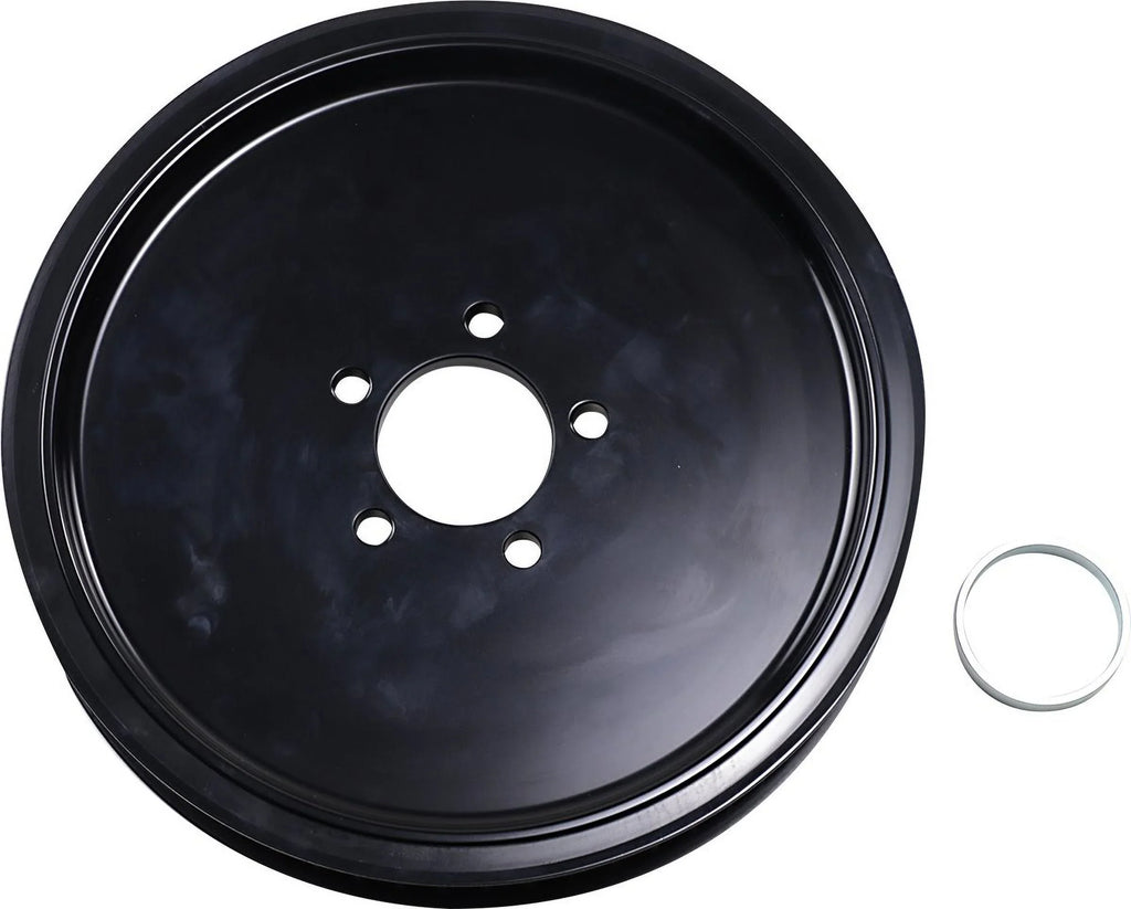 65 Belt Belt Solid Pulley (RPPB-65T) Tooth Drives Black Rear