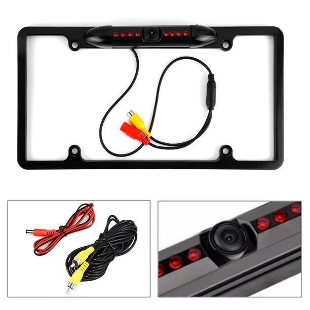 Waterproof DNX773S Plate License for DNX-773S Backup Kenwood Black Rearview Camera