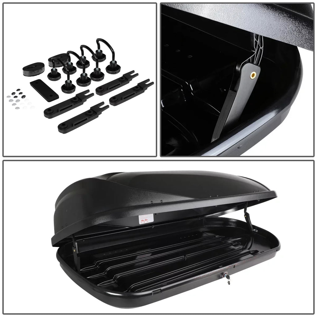 2018 Luggage Waterproof Cargo w/Lock+Keys Explorer Bar+Top to PT-ZTL-8098-BK (Black) For Box Motoring Roof 2016 Aluminum DNA 17 Carrier Corss Rail Pair