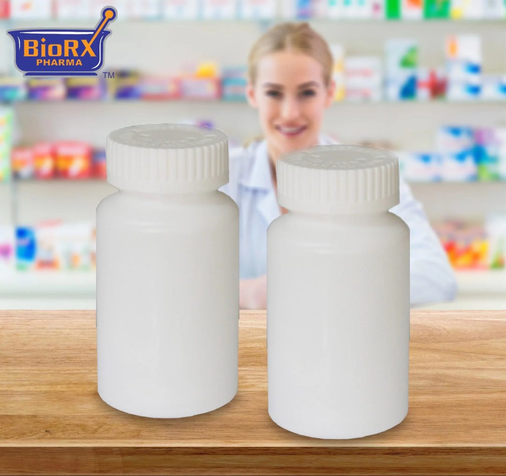 White (Pill Sponix Dram Caps BioRx of Pro by Mega Container) Child Bottle, Pharmacy Pharmacy Pack Pill Pharmacy Prescription Vials, 13 250 Bottle, Container, Resistant Included, Caps,