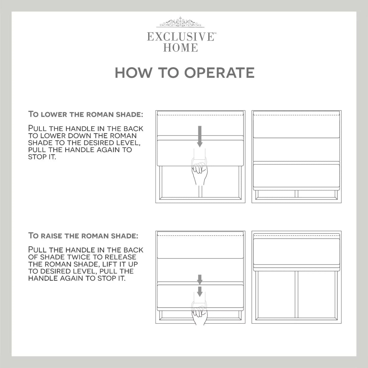 Esme Exclusive Dark Total Grey Shade, Roman 34"x64", Home Blackout