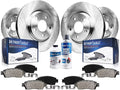 Pads 2012 Brakes : 2011 12.64" and Ceramic Detroit inch 2013 Rotors 2010-2017 2017 2016 2015 for Rear Brake Replacement Terrain Equinox 2010 Front Axle Brake Chevrolet Rotors Front Kit 2014 GMC -