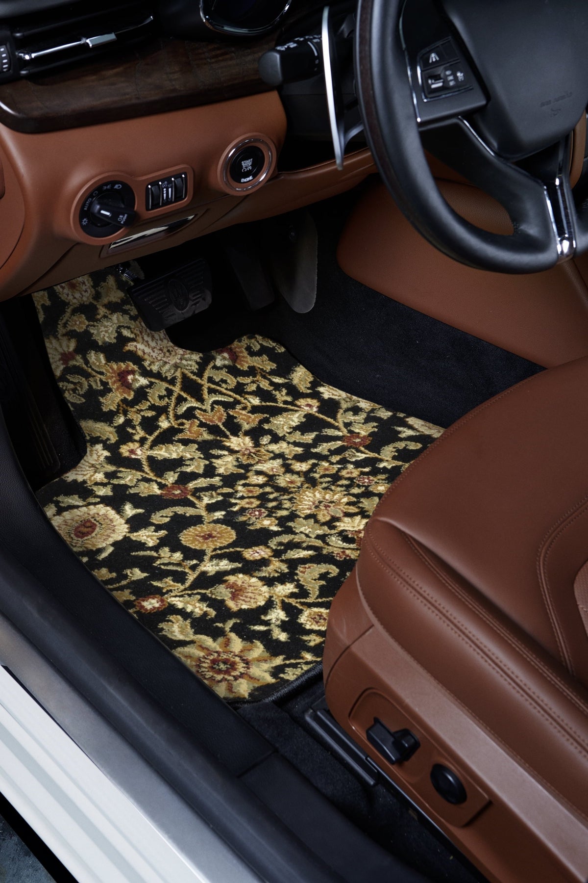 Carpet Cargo - 2016, 2015, Custom 2017, Mats, 2014, Highlander Fit Down Oriental GGBAILEY Car Black Car Toyota with Seat Rear for Trunk Mat Medium 2019 2018, /