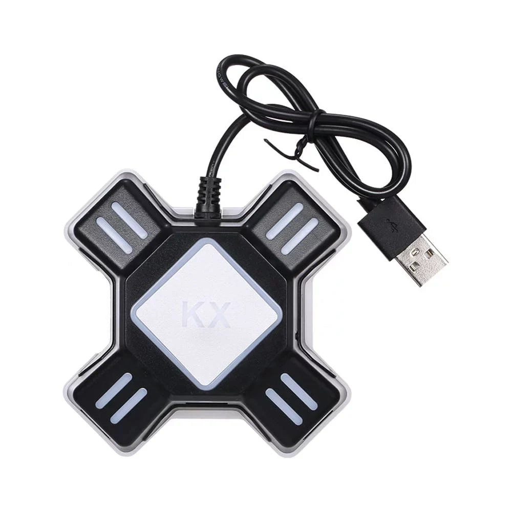 for USB and KX Adapter Andoer Keyboard Black Switch/Xbox Gaming Replacement One/ / N and Mobile PS3 Converter Mouse Plug Play