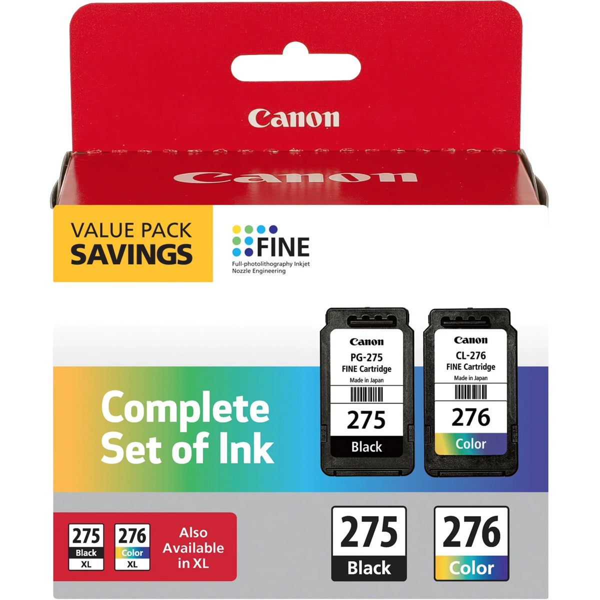 and Cartridge Color Canon Ink Black Pack Multi PG-275/CL-276