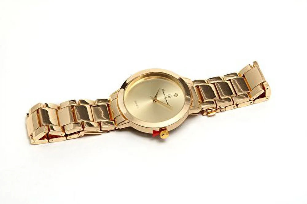 Single - All - Classy - 4904MB at Out Easy Simplistic o'clock Stunning Every Diamond Occasions Raymond Charles Mens Elegant for 12 Watch (Shiny Slashes Iced Handsomely Reader Gold) at Hour and