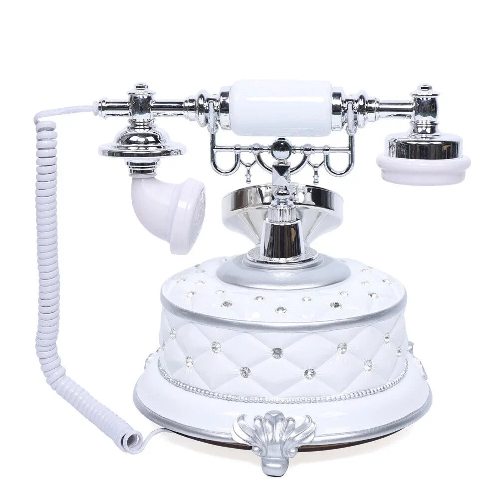 Old Retro Phone Home Home/ Antique Office Vintage Telephone Dial Fashioned