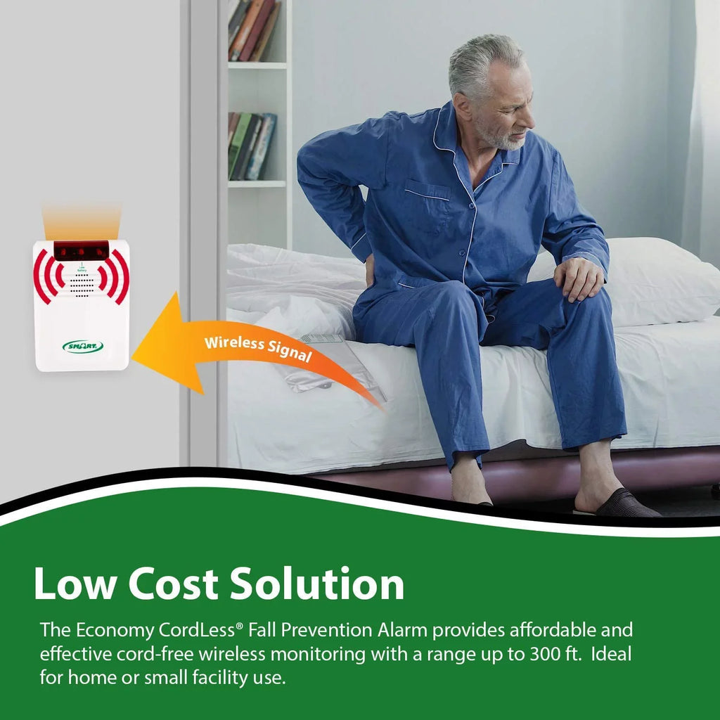 30”) - Weight AC Remote (10” Wireless Alarm with Sensing System Adapter Alarm Pad Caregiver Cordless Monitor Bed Alert Bed x Smart and