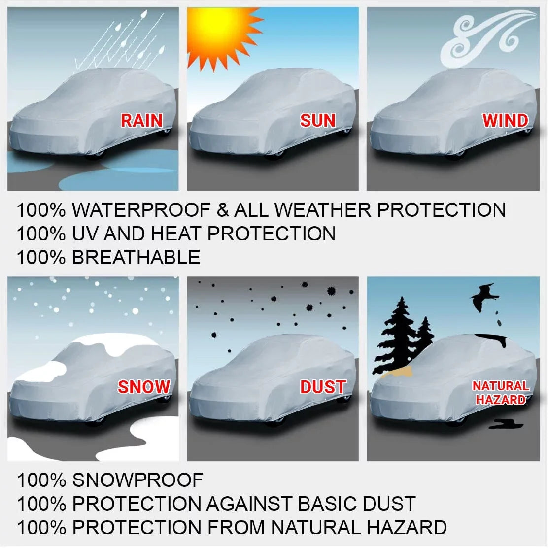 Waterproof Cover Custom 2006-2009 Fits: All-climate Car [Mazda Miata]