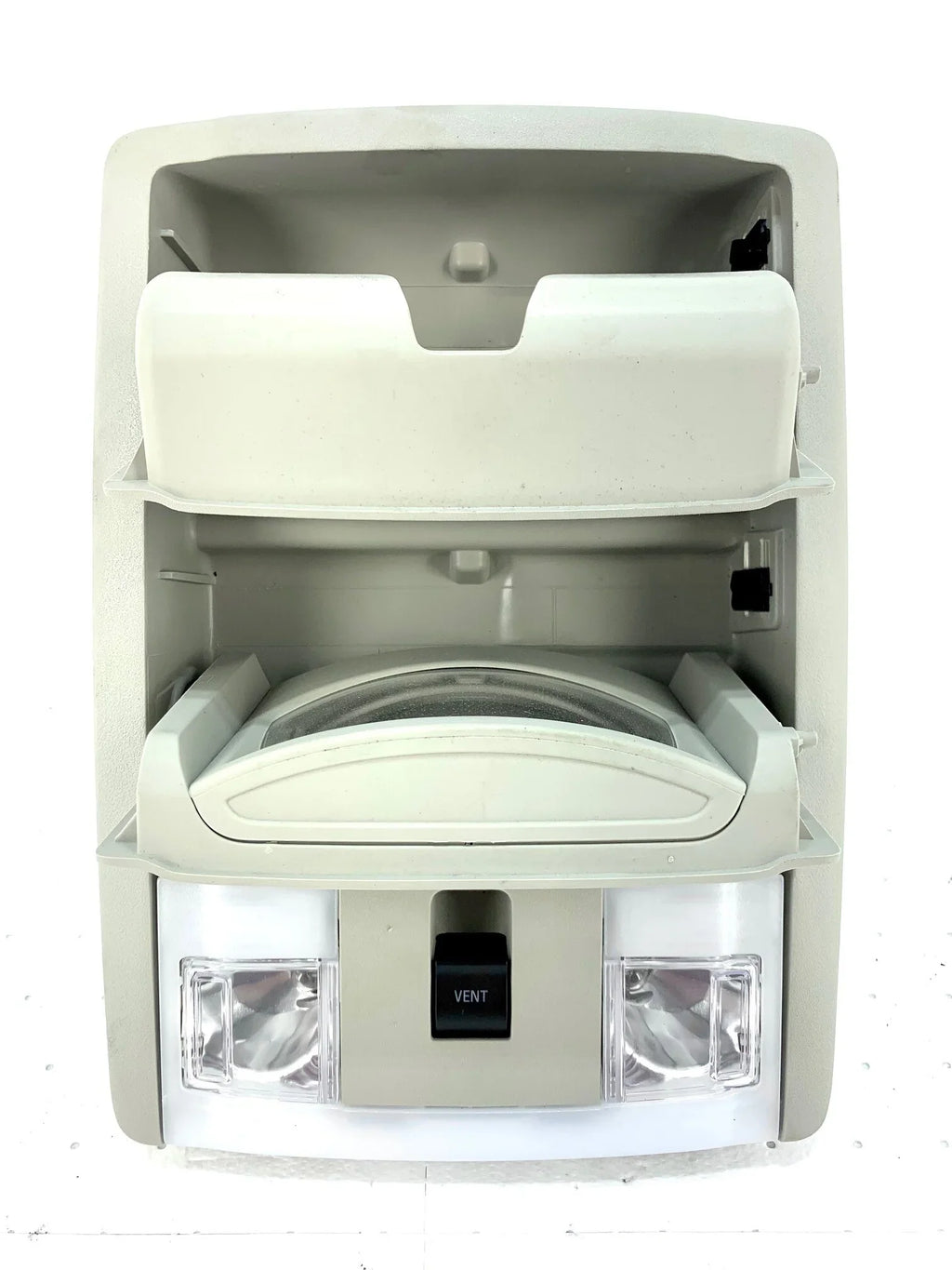 (Good) OEM Roof Tahoe Console w/ Gray Mirror Pre-Owned Compartment Chevrolet Overhead 2015-2020