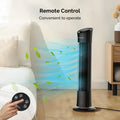 Fan，Portable w/Remote/3 Oscillation Floor 30’’ Tower for Stand Prepare Timer Home/Office Speeds/7.5h Fans Dr.