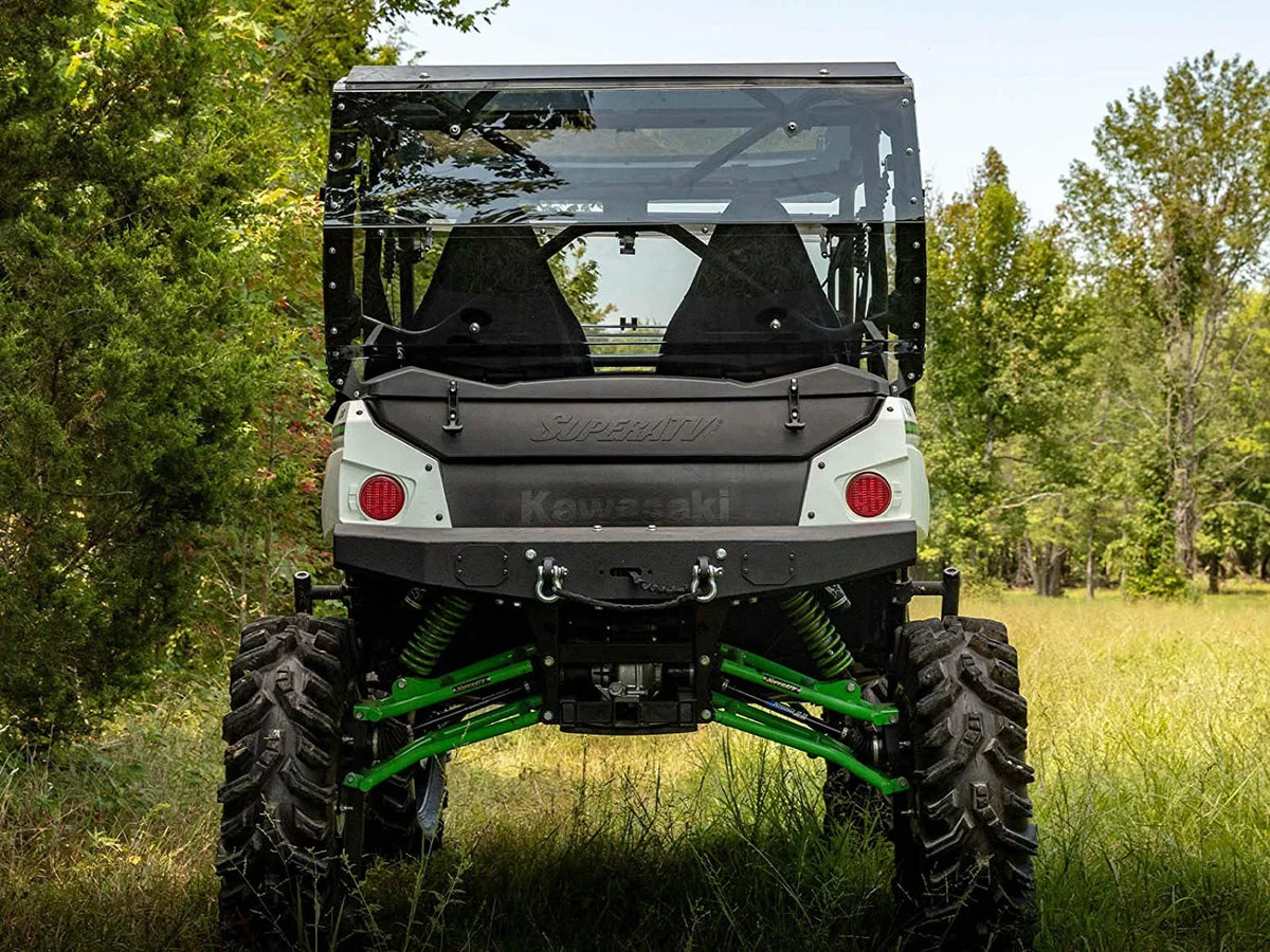800 250x for Heavy Lightly Than / Thick Flying 2021+ Teryx Kawasaki SuperATV 4 Debris Rear 4 Windshield From USA! Polycarbonate Duty 1/4" 2014+ Protects Teryx Stronger Tinted in You Glass S Made