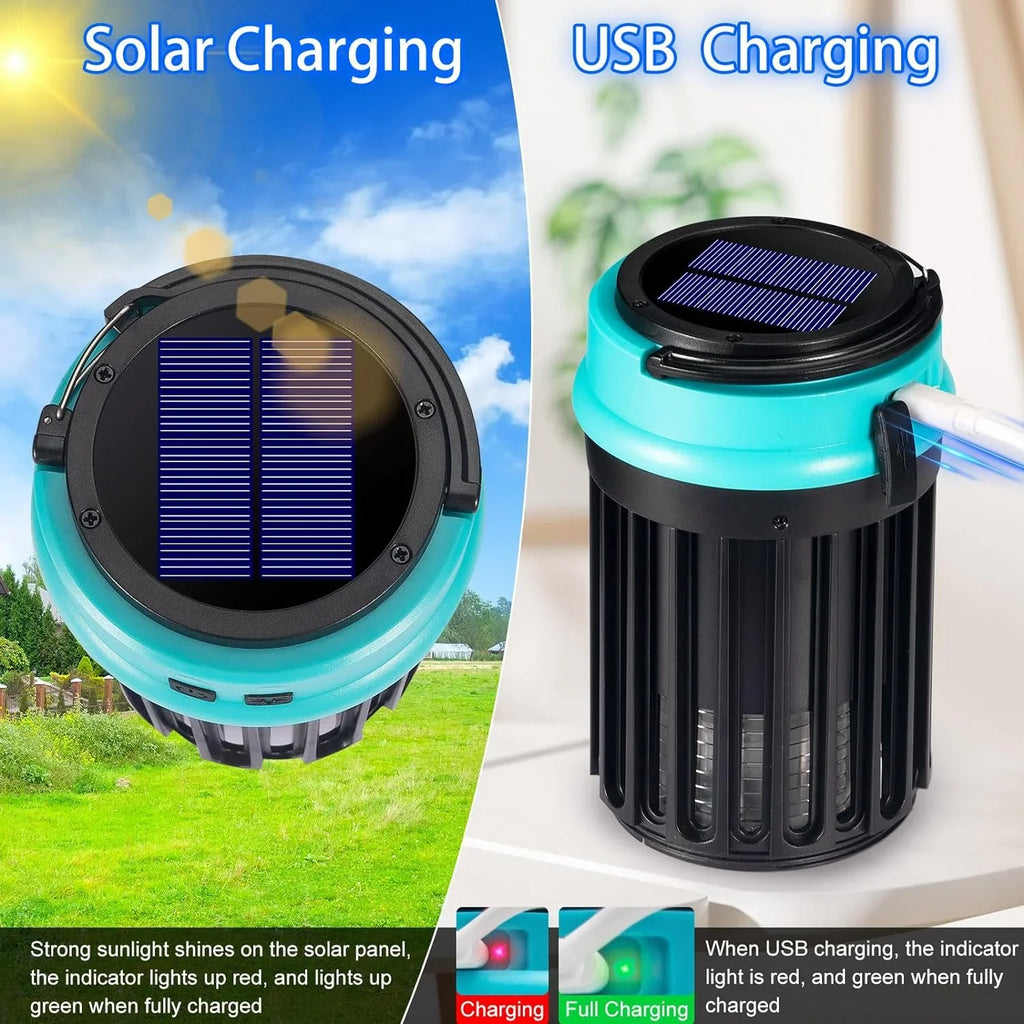 Solar exterior G·PEH Indoor Trap 3 in Zapper Camping Mosquito 1 Bug Emergency exterior with Zapper Home, Rechargeable Backyard, Zapper Waterproof, Home, Bug for Bug for Zapper, Fly Light
