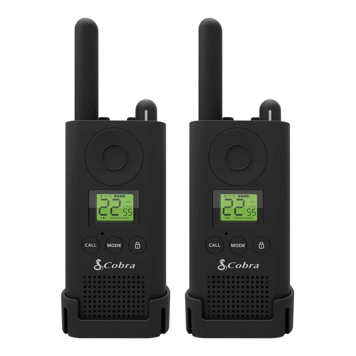 CBA-PX880 Radios Radios, Two-Way Of 2 MicroTALK Black, Cobra® Pack