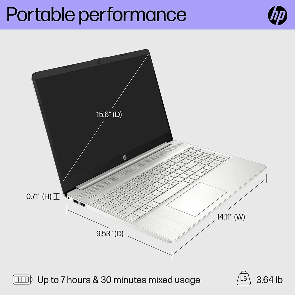 11 i5, inch HP 512 Core GB FHD 16 12th 15-dy5399nr Intel Windows 15 Gen Iris Laptop, RAM, SSD, Display, GB Xe (2023) Graphics, Intel Home,