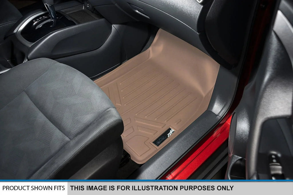 Mat Tan 2008-2020 Liner Grand Dodge Smartliner Caravan Row Floor 1st Front for