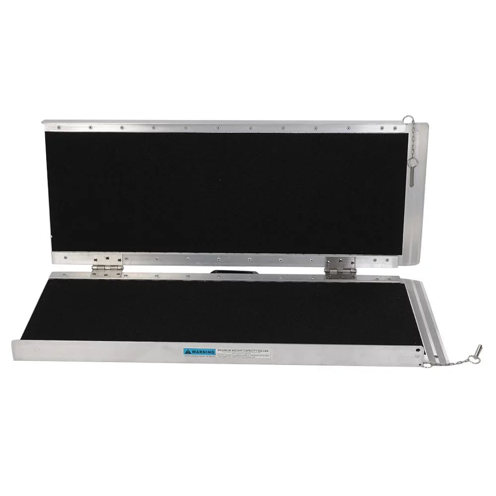 Wheelchair Mobility Ktaxon 28" 3FT Ramp 36" Multifold x Aluminum Non-skid Portable Carrier Scooter