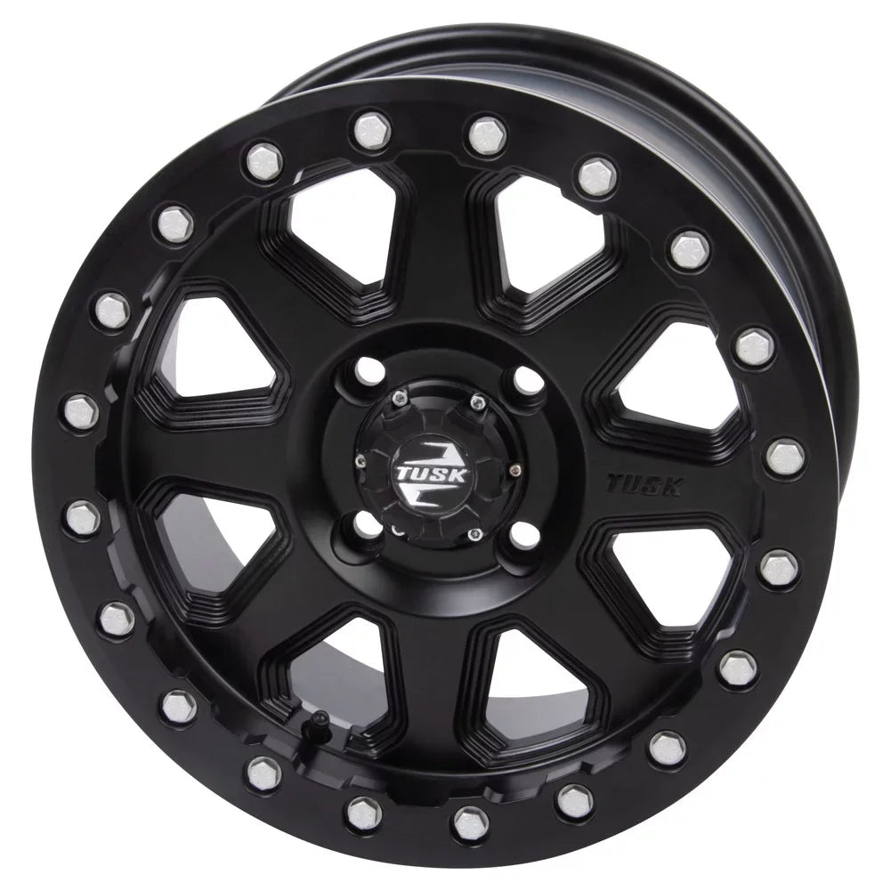 5.0 2022 2.0 14x7 4/110 For VI + Matte Black Tusk EPS Yamaha Uinta Beadlock Viking Edition Wheel Ranch