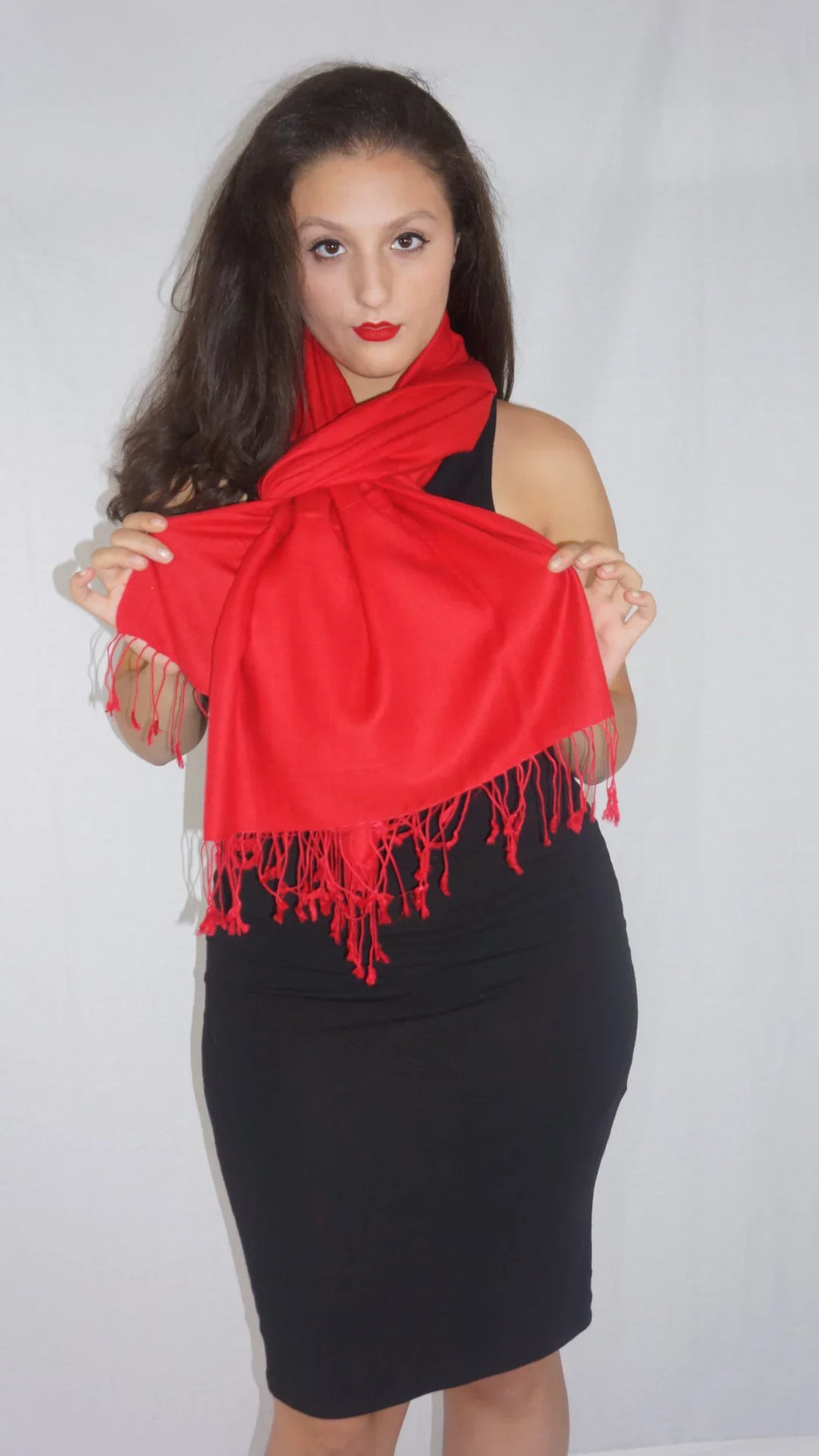 Scarf/Scarves/Shawl/Shawls/Stole/Wrap/Pashmina Red) (Lipstick Scarf/Wool/Silk Shawl/Cashmere/Cashmere Scarf/Pashmina