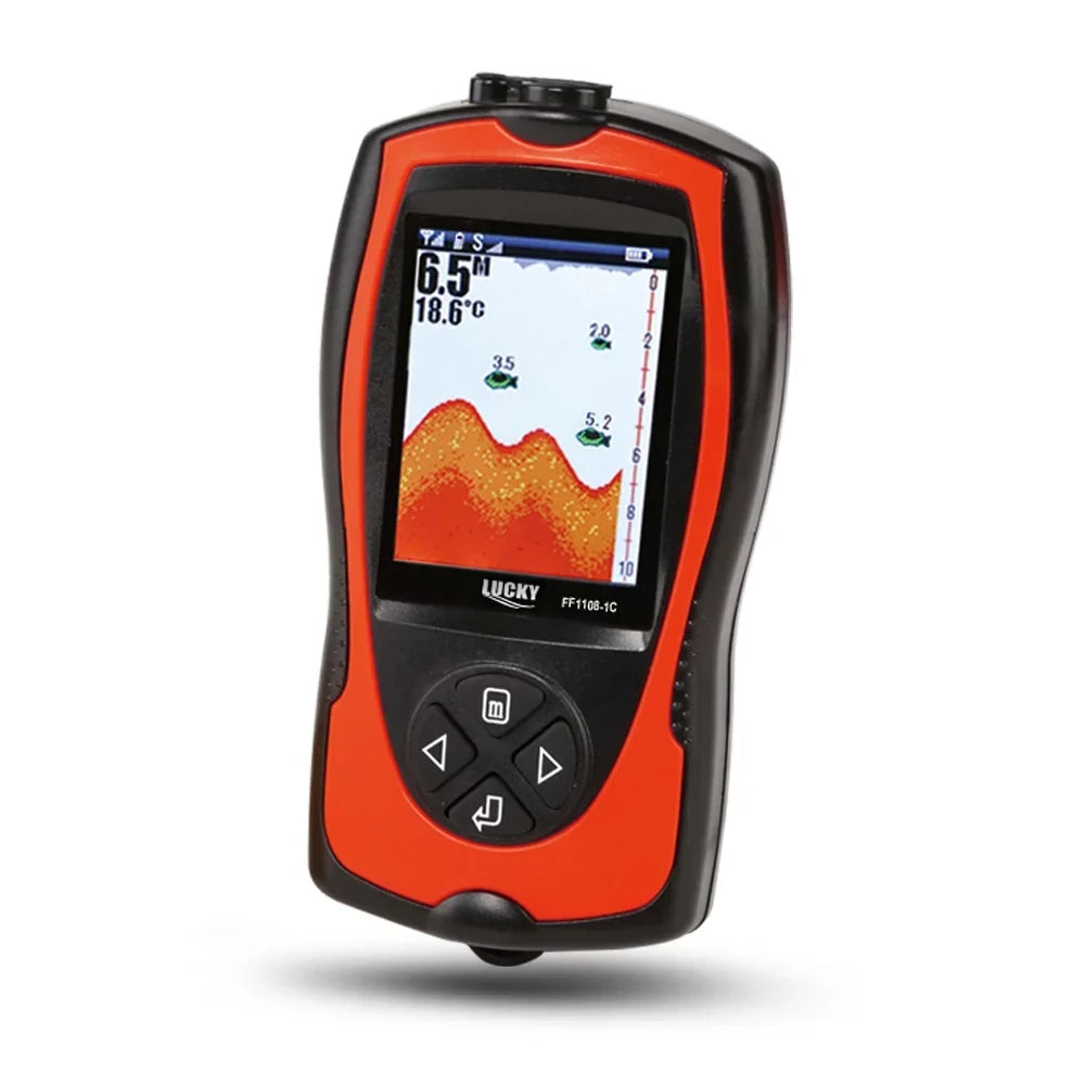 Finder Portable FF1108，1CLA, Fish Detector, moobody Depth Anglers 300FT Depth Alarm for