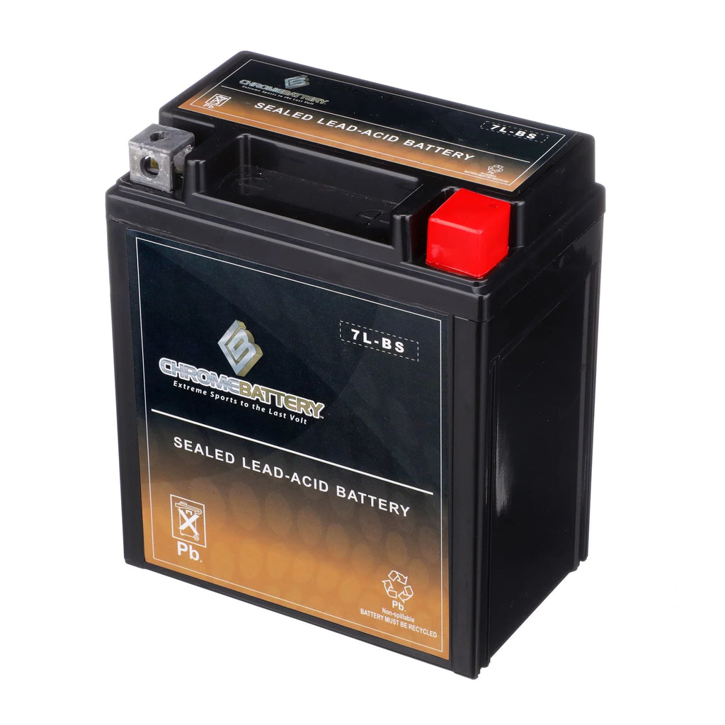 (7l-bs 450cc Kfx450r 75 Kawasaki Battery 2009 Cca) Ytx7l-bs Ah, 12 Volts,6 for Battery Chrome Atv
