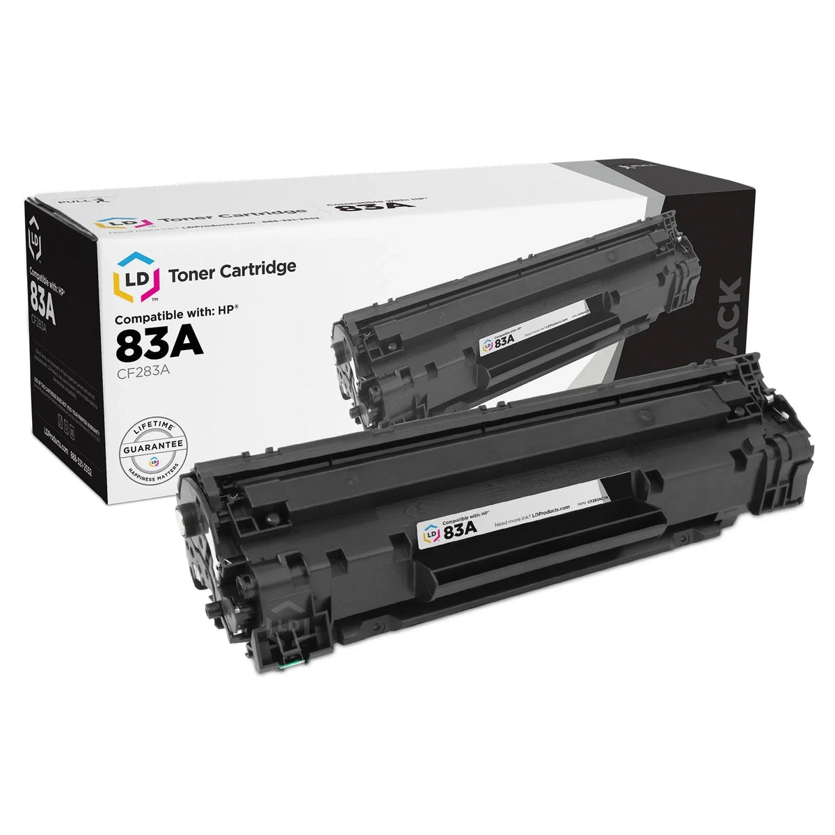 Compatible & MFP Toner LD / M127fw, Pro Laser CF283A / A Hewlett LaserJet M127fn for 83 M201dw, HP 83A Cartridge Black for M201n, M125nw, © HP M152a, M125rnw, Replacement Packard M225dn,