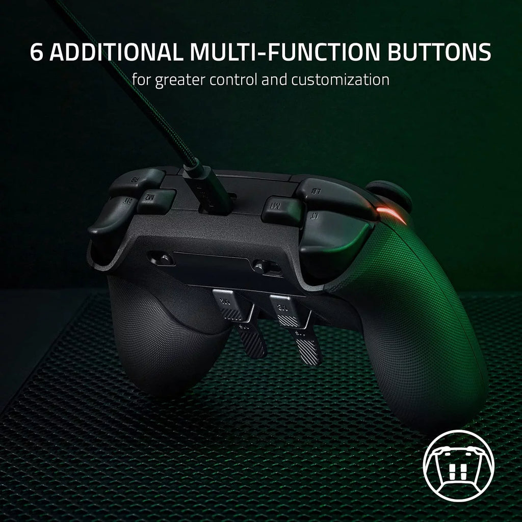 '- Controller for Bundle With V2 Gaming Xbox Razer - Wired Black Wolverine PC kit One, Cleaning Buttons Like Front-Facing Remappable X|S, Xbox Axtion Electric with Series New Bolt