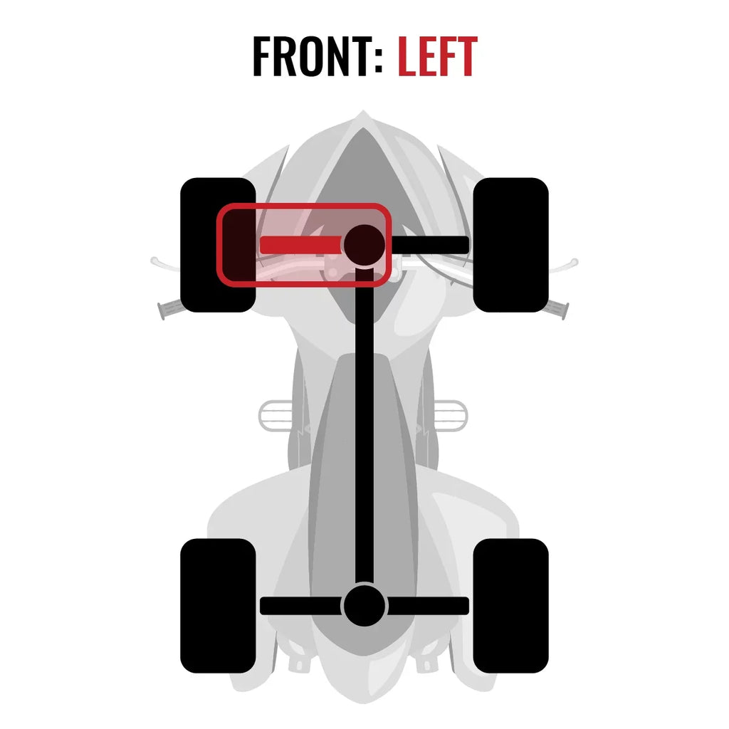 Axle XT Sixity MAX - Outlander Left with Front EFI 4X4 2015 Can-Am 800R compatible