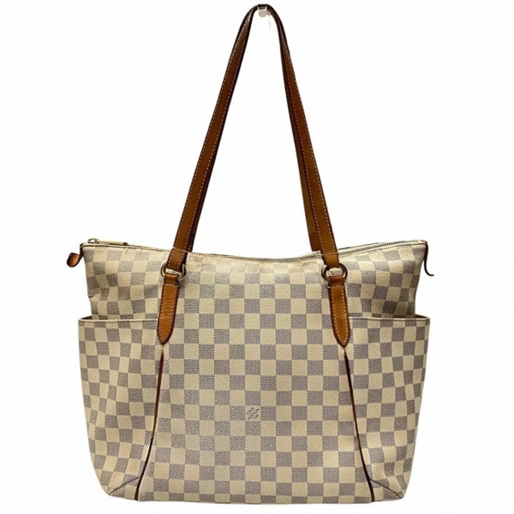 (Fair) N41279 Tote Azur Bag Ladies Totally Shoulder Pre-Owned MM Damier