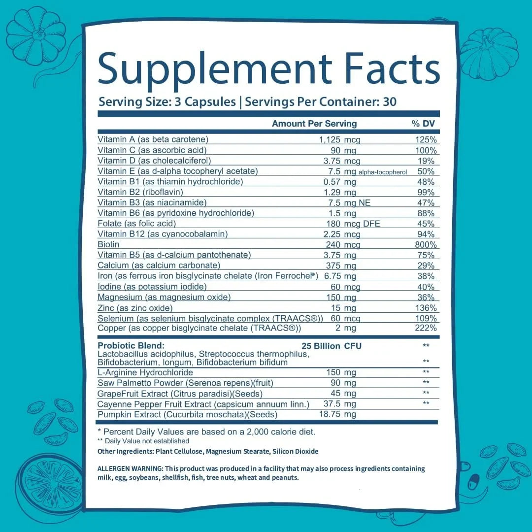 CFU Veggie Billion Women GoBiotix for 25 Free | Boost | Digestive Multivitamin &amp; | Immune 90 Probiotic ? Gluten Men Health, Probiotics &amp; with | Daily C Flora Probiotic Multivitamin