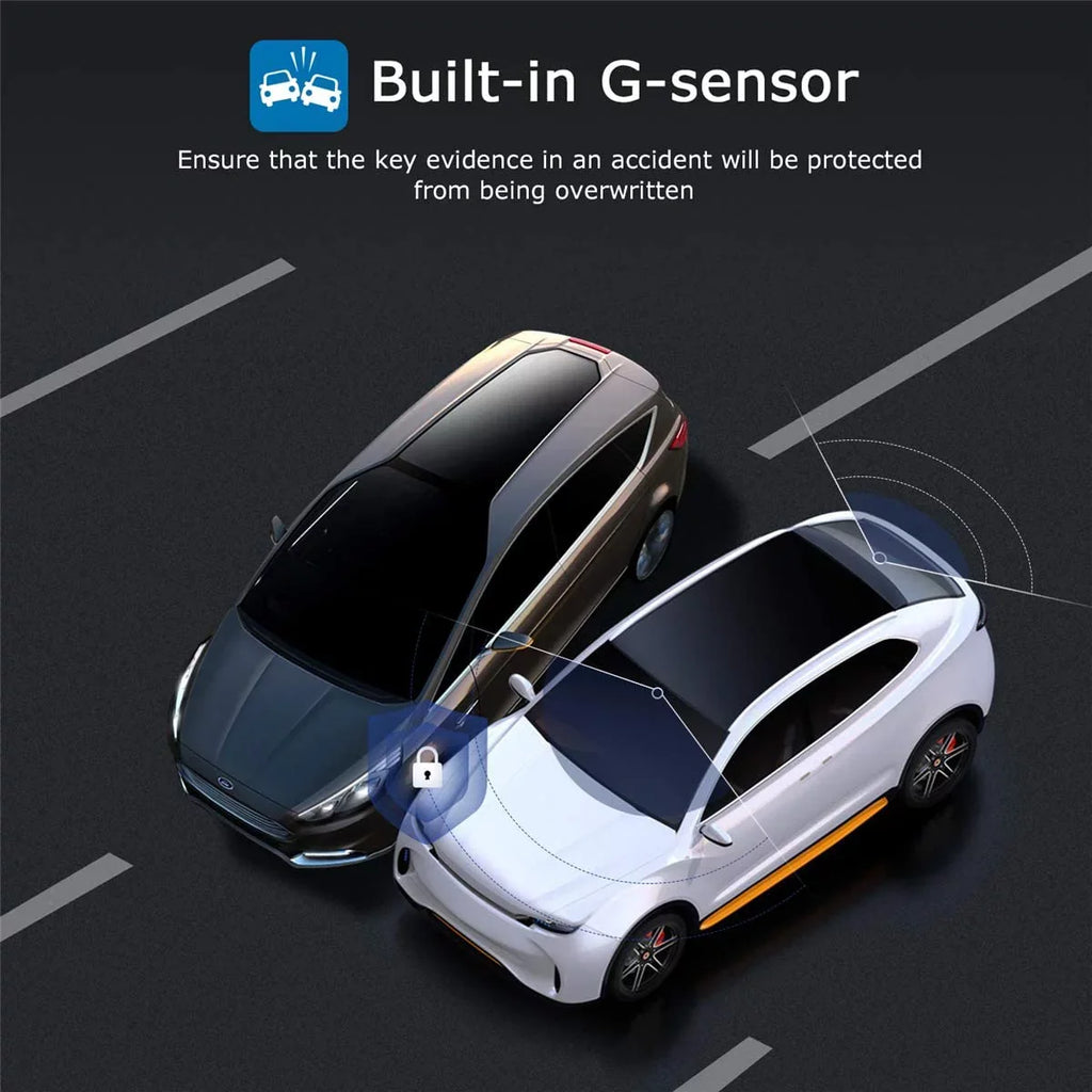 Car 1080P Camera G-Sensor ORSKEY Video Camera in Night 170 LCD Cars Cam Recorder Vision with Dashcam Wide DVR Full WDR Car HD Dashboard Display for Dash Angle 3.0"