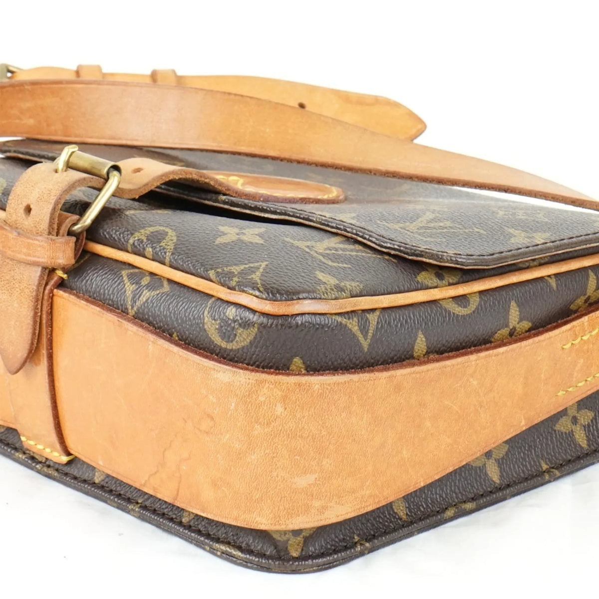 Shoulder Women's Pre-Owned Cartesier MM Canvas (Fair) Monogram Bag M51253