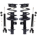 Install Quick Struts Front 2009 Spring Detroit Shock Struts Complete Assembly Rear for 2 Axle 2 Shock 2008 Replacement 2007-2013 - 2010 Absorbers w/Coil 2011 Struts Nissan Absorbers Altima Ready