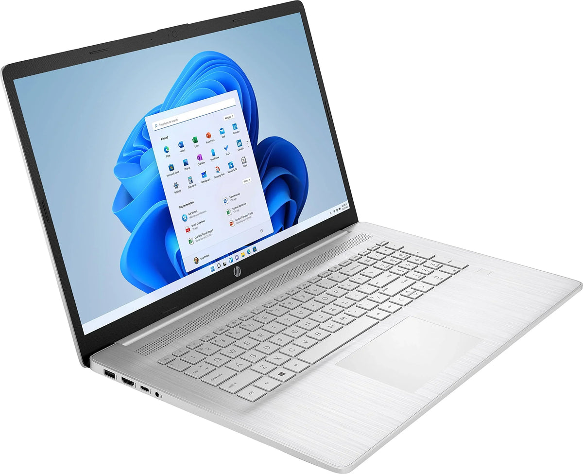 Laptop RAM, HDMI, Intel Xe Graphics, i5-1135G7, WiFi, 11th HP Windows Computer, Iris Accessory Quad 12GB 256GB SSD, Silver+YSC 17.3 Webcam, USB-C, Core 11, Intel 2022
