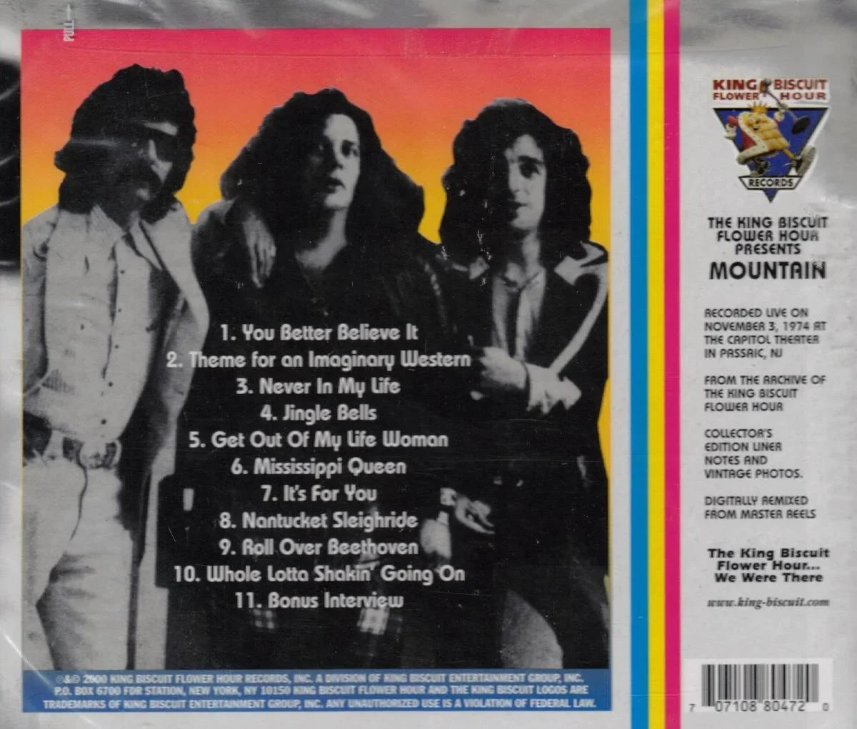 Hits (CD) Live! Greatest - Mountain