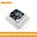 Cover, RV Easily to For - Cleaning, Aerodynamic Design, Included Mounts Caravan Roof Opens With (White) Vent Hardware Easy