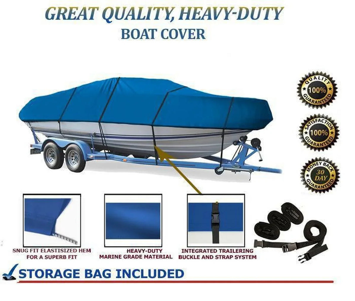 CENTER GREAT CONSOLE for 2100 grade PRO BOAT O/B COVER Compatible SV 2005 BLUE, SEA