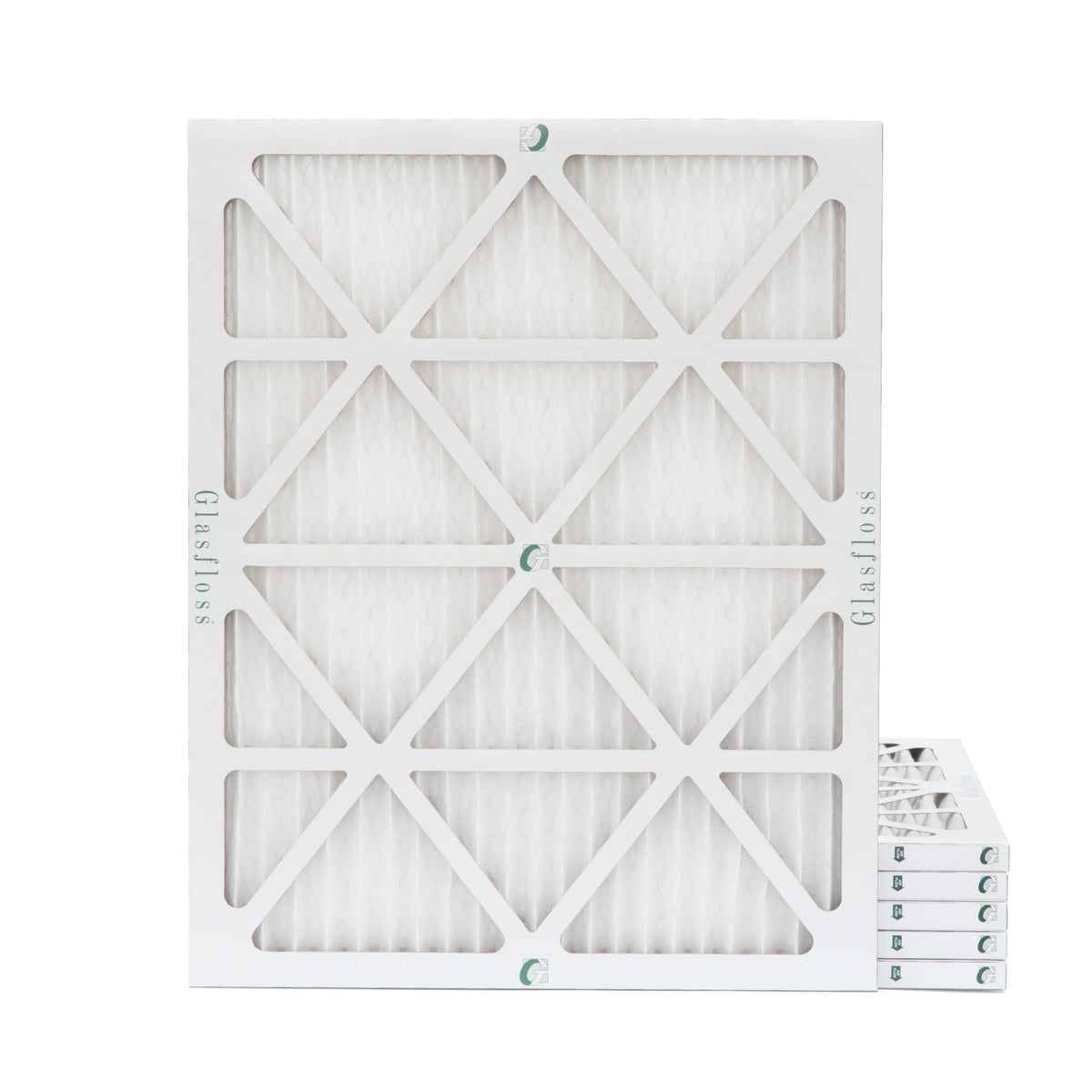 Pleated Industries. AC 13 Filters Furnace 6 Pack Air by MERV 15x20x1 Glasfloss