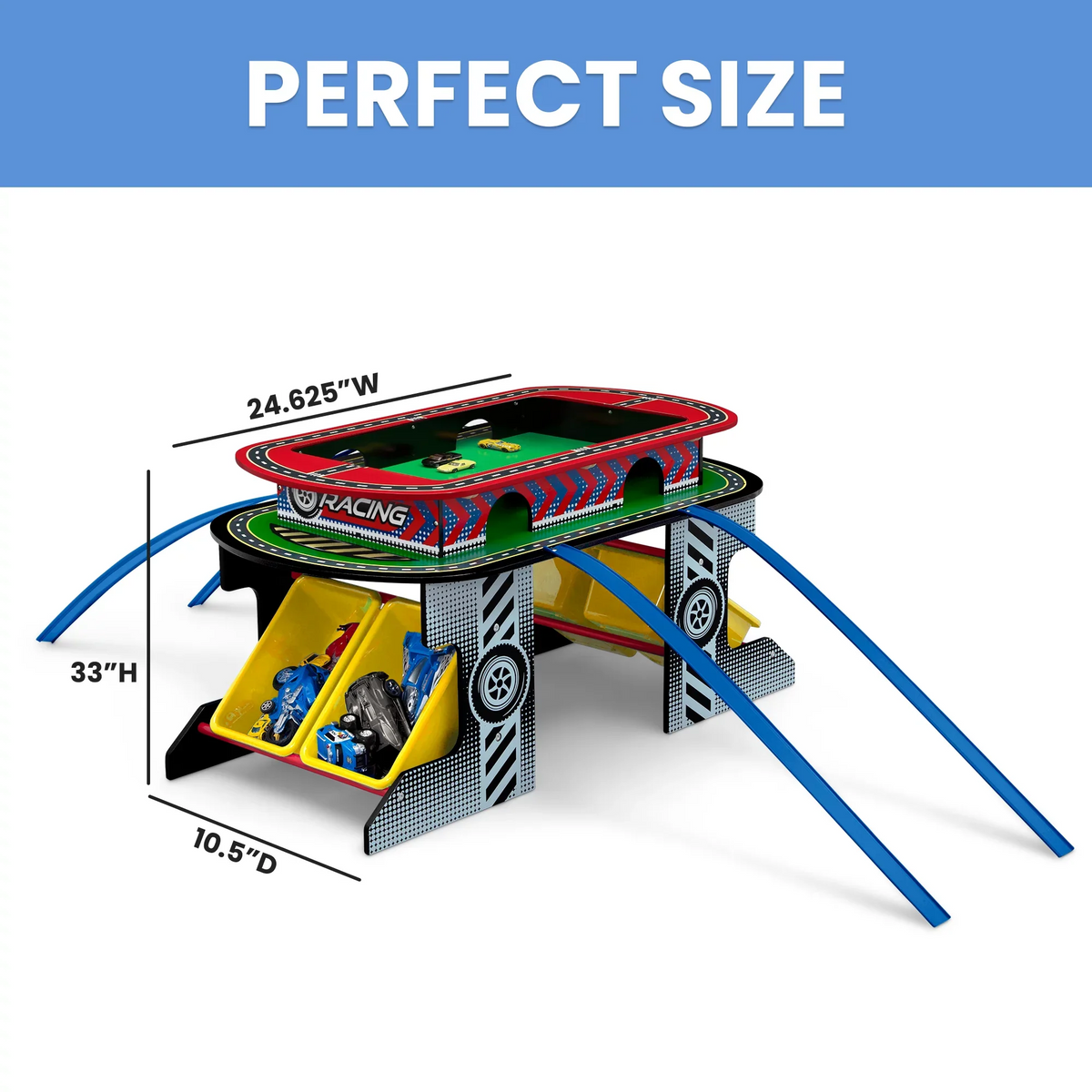 Children Race Toy Activity for Play Track Kids Delta Table and
