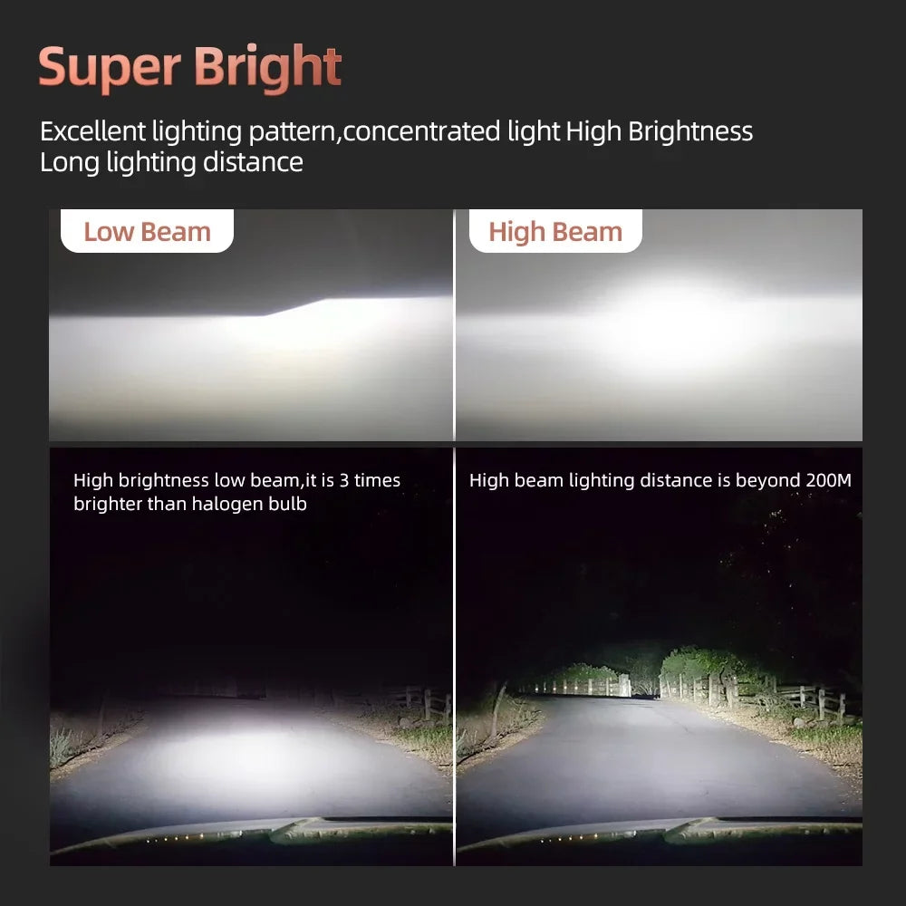 LED Bulbs Bulbs 6000K + CX-9 Beam H11 Low H11 Hedlight Mazda 2013-2015, 9005 LED Light For Fog 6pcs High