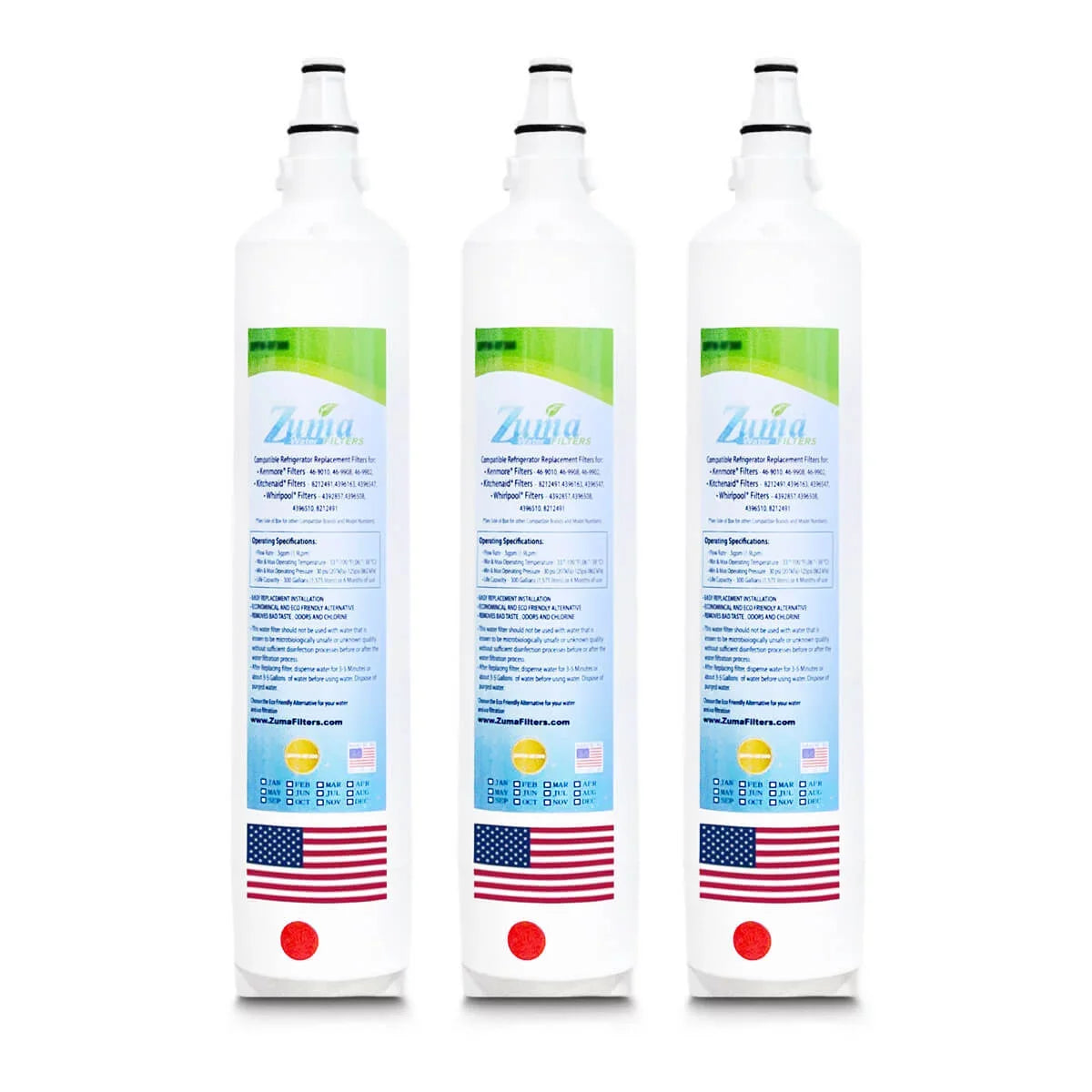 , Compatible Brand 3 U.S.A. ZUMA Subzero® ZWFZ1-RF750 , liquid Filters , Pack BI36UIDSPHRH - - Model Made with # in