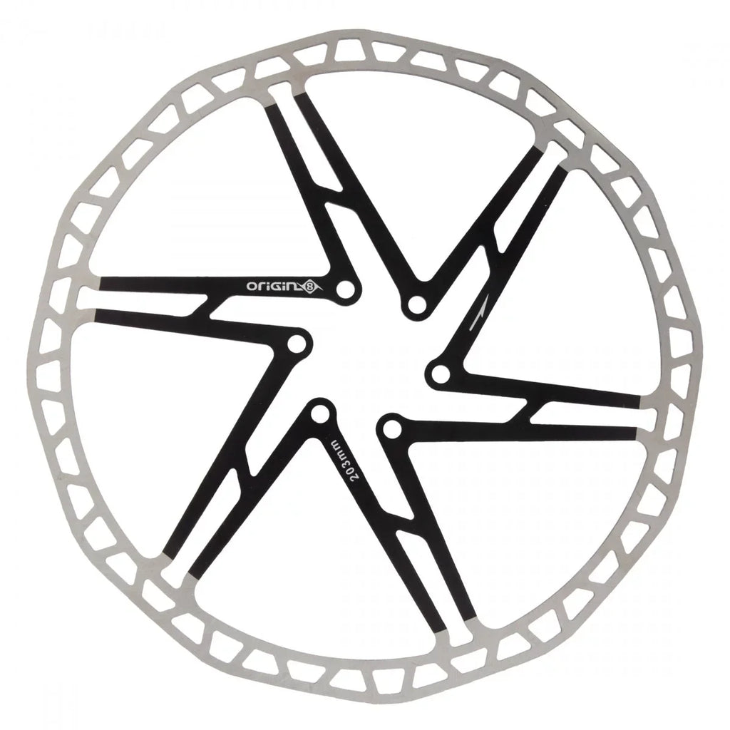 1p Origin-8 Disc Rotors 203mm SpeedCheck 6b Rotor Part One-Piece Disc Brake Bk