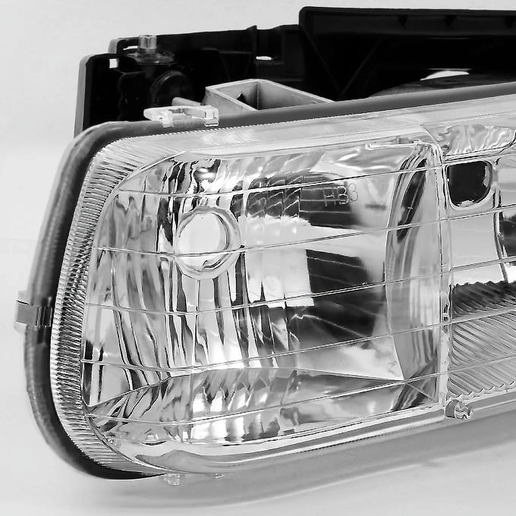With For Headlights Pair | Tahoe 00-06 Replacement Bumper - | Lights 99-02 Corner Set Silverado AKKON Chevy Suburban Clear