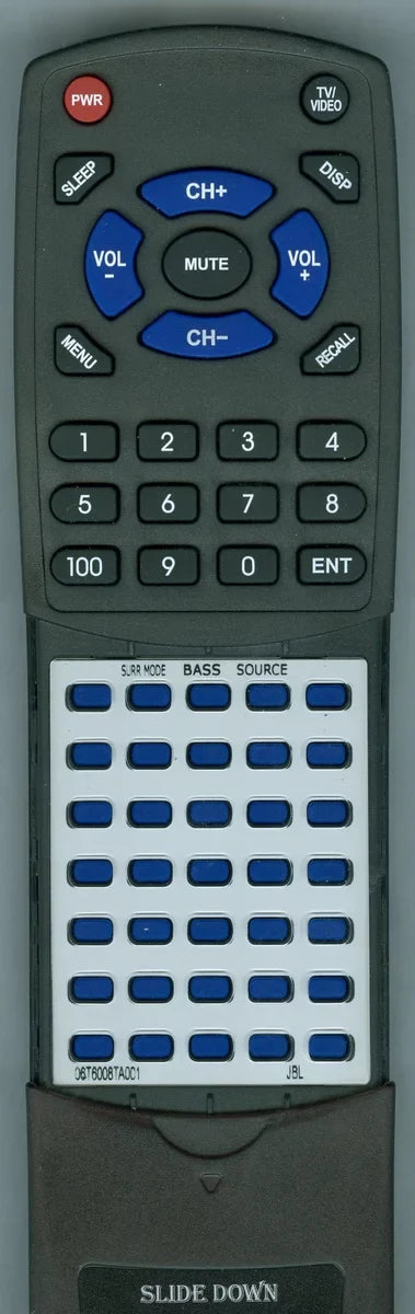 SB200 JBL Replacement 06-T6008T-A001, CINEMA SB200, for CINEMASB200, RT06T6008TA001, 06T6008TA001, Remote