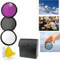3-Piece Kit Coated Appropriate Cleaning Multiple 49mm + Filter 3pc A6000 Alpha Kit